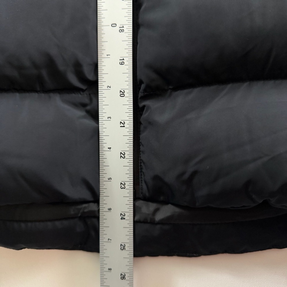 Fabletics Black Hooded Puffer Vest | Athleisure Streetwear Outdoor | Size Small - Picture 12 of 14